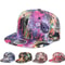Graffiti Bones Flat Visor Snapback Baseball Cap 0