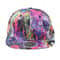 Graffiti Bones Flat Visor Snapback Baseball Cap 1