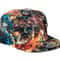 Graffiti Bones Flat Visor Snapback Baseball Cap 7