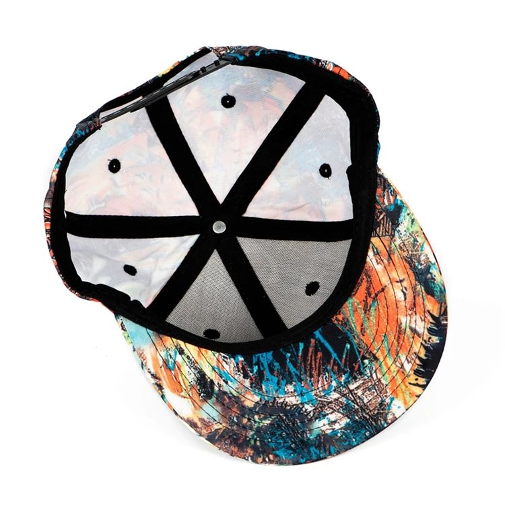 Graffiti Bones Flat Visor Snapback Baseball Cap 10