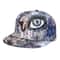 Graffiti Bones Flat Visor Snapback Baseball Cap 14