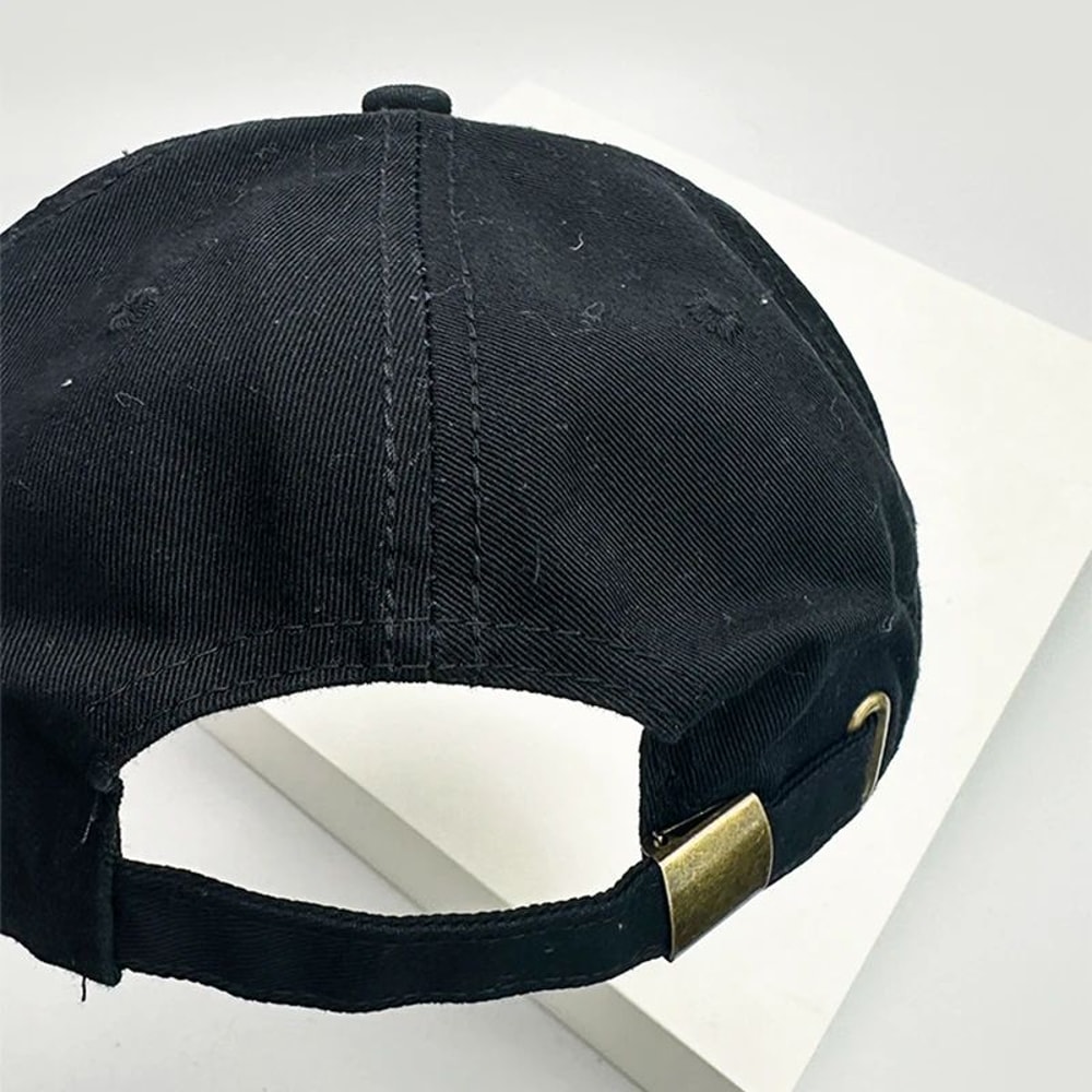 Retro Broken Letter Embroidery Baseball Cap 5