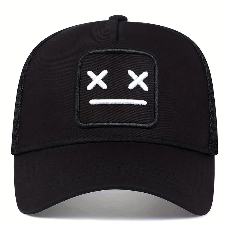 Unisex XX Embroidery Mesh Snapback Baseball Cap 1