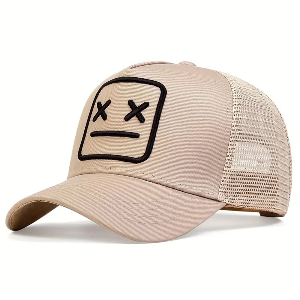 Unisex XX Embroidery Mesh Snapback Baseball Cap 6
