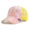 Women Tie Dye Ponytail Trucker Baseball Cap 6