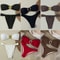 Sexy Bandeau Push Up Brazilian Thong Bikini Set 0