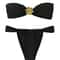 Sexy Bandeau Push Up Brazilian Thong Bikini Set 4
