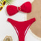 Sexy Bandeau Push Up Brazilian Thong Bikini Set 3