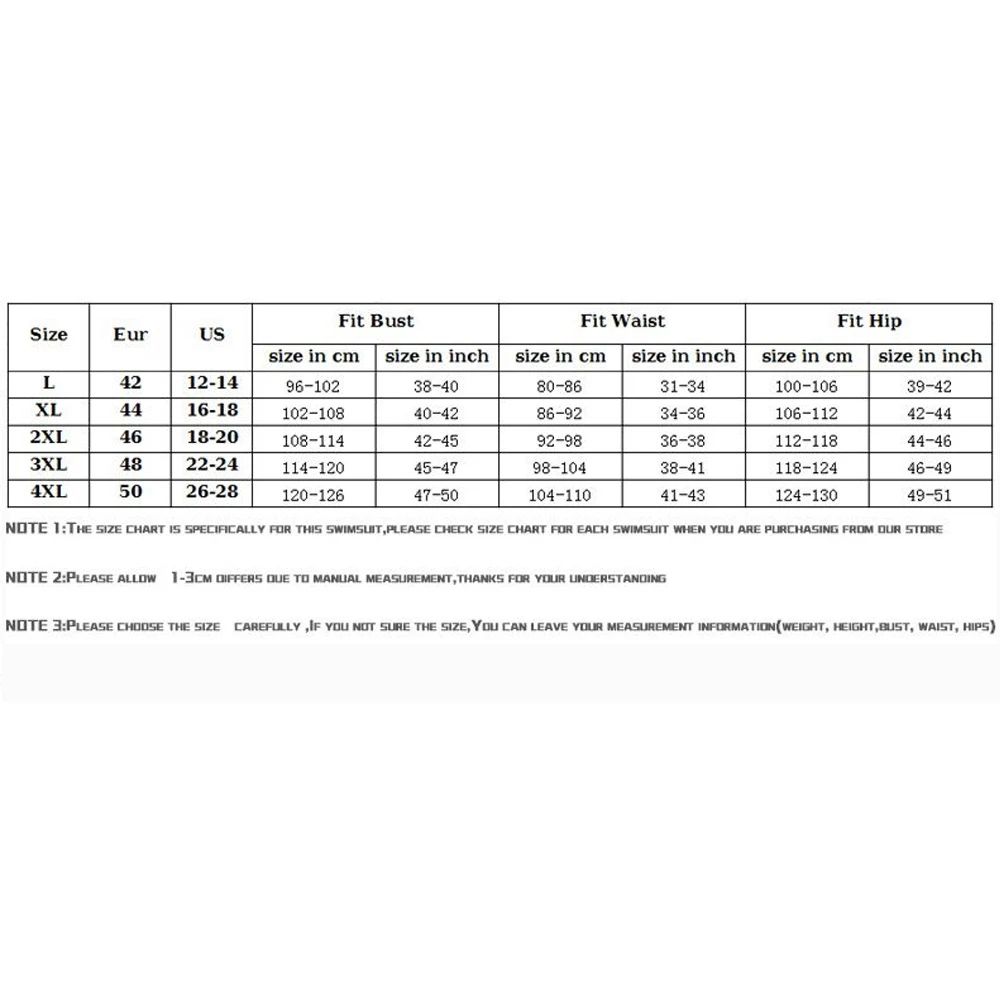 Plus Size Women Bikini Set Sexy Swimwear 5