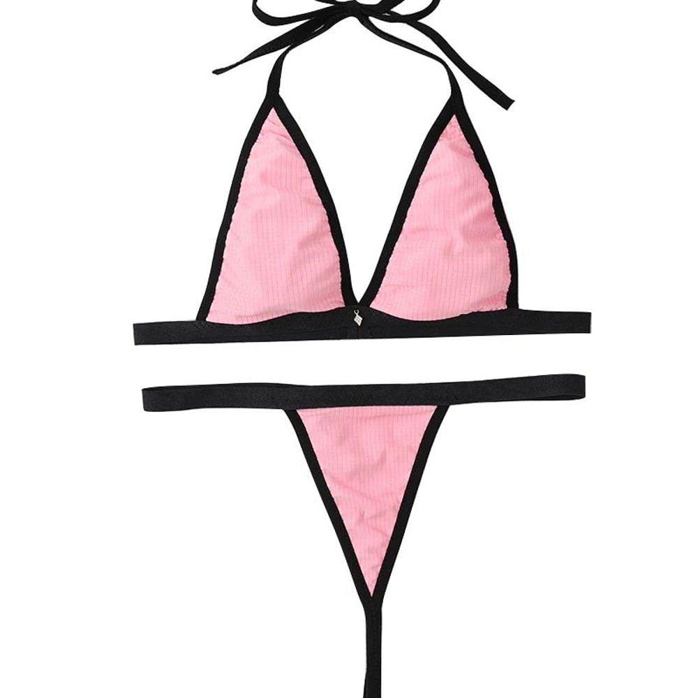 Sexy Micro Brazilian Thong Bikini Set 0