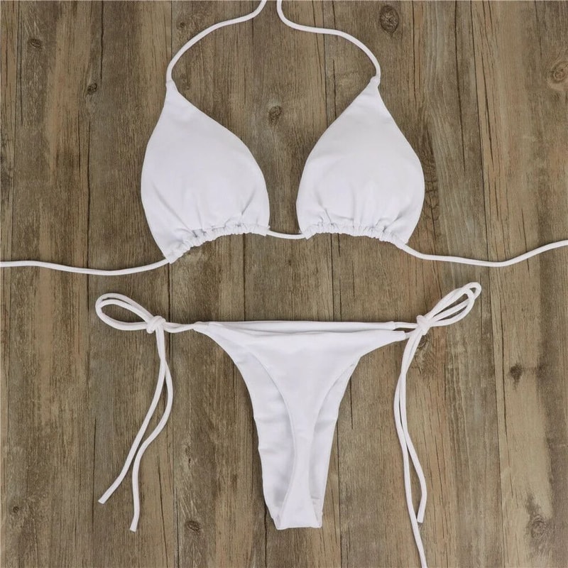 Sexy Side Tie Brazilian Bikini Set For Women 3