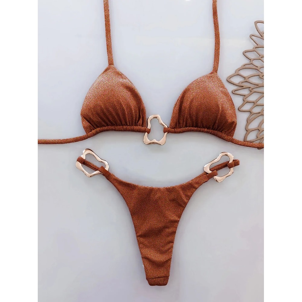 Sexy Micro Push Up Brazilian Bikini Set 5