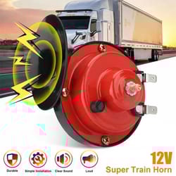 300db super loud train horn upgrade for vehicles, deep alert sound for road safety