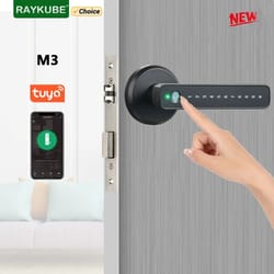 smart fingerprint door lock with tuya app remote access