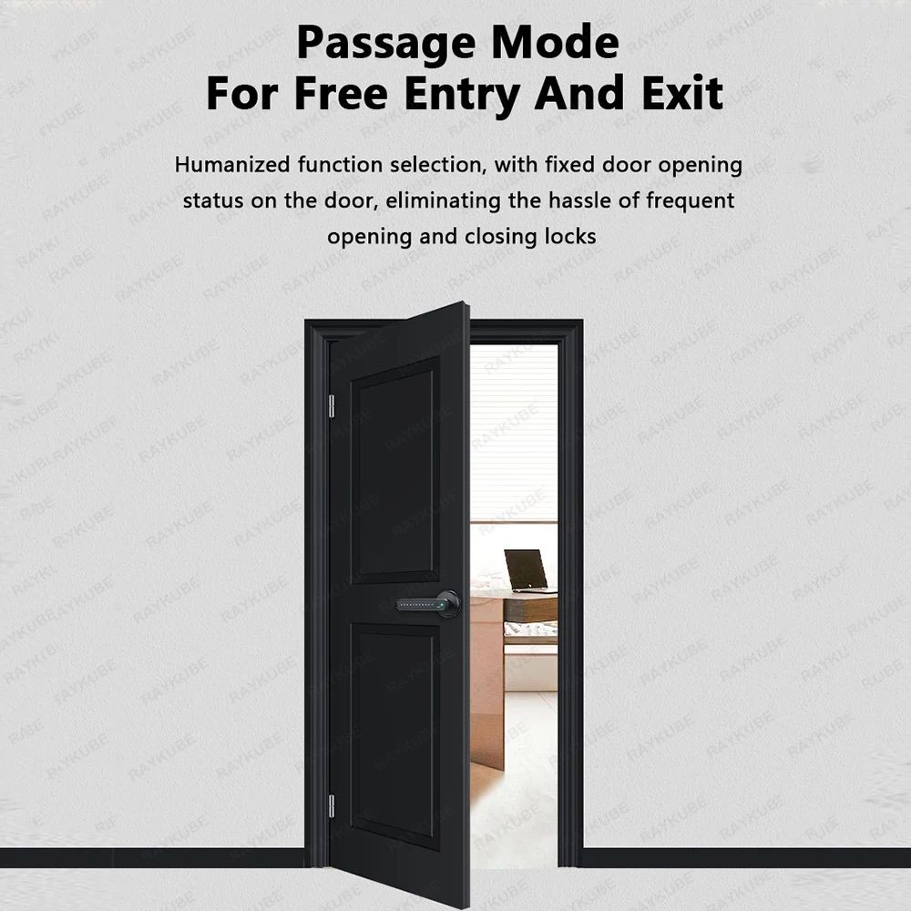 Smart Fingerprint Door Lock With Tuya App Remote Access 4