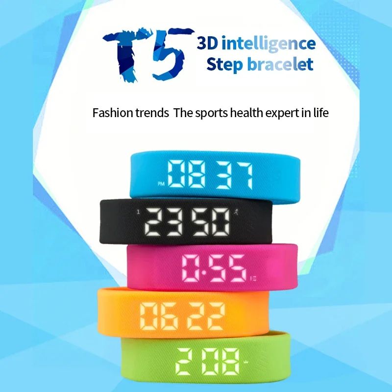 T5 Smart Fitness Wristband Activity And Sleep Tracker 5