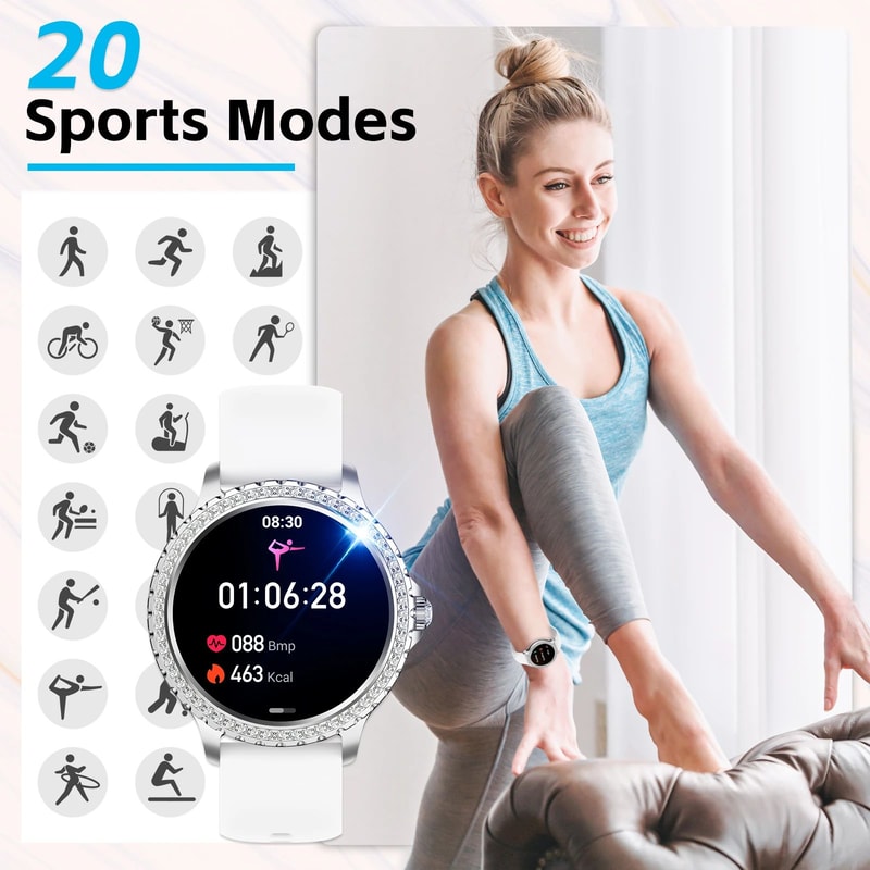 LaNikar Smart Watch For Women Fitness And Health Tracker 2