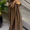 Womens Off Shoulder Puff Sleeve Loose Maxi Summer Dress 2
