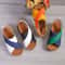 Womens Patchwork Wedge Sandals Comfortable Platform Summer Shoes 3