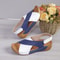Womens Patchwork Wedge Sandals Comfortable Platform Summer Shoes 6