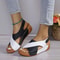 Womens Patchwork Wedge Sandals Comfortable Platform Summer Shoes 11