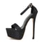 Womens Sequined Platform High Heel Party Sandals 3