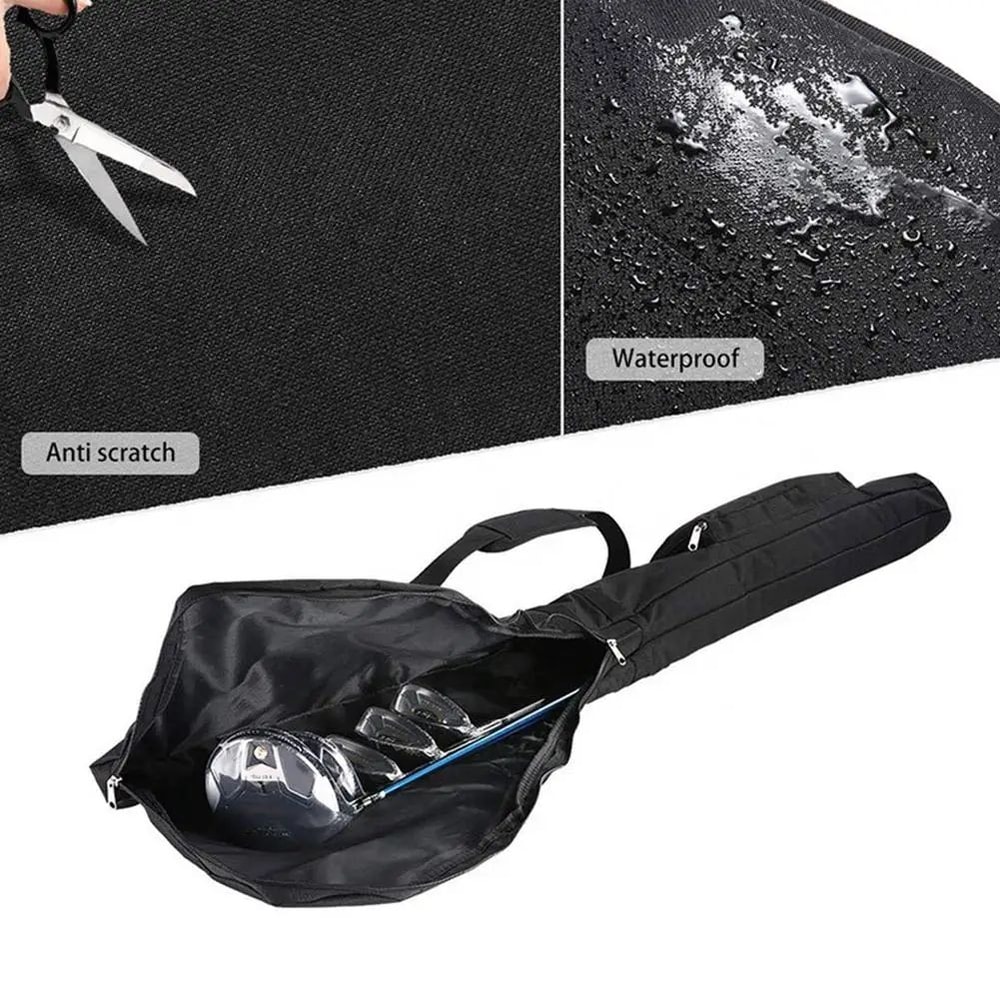 Portable Golf Sunday Bag Foldable Mini Golf Club Carry Bag 5