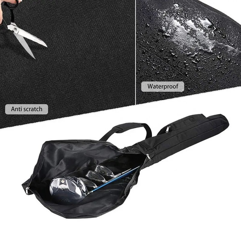 Portable Golf Sunday Bag Foldable Mini Golf Club Carry Bag 10