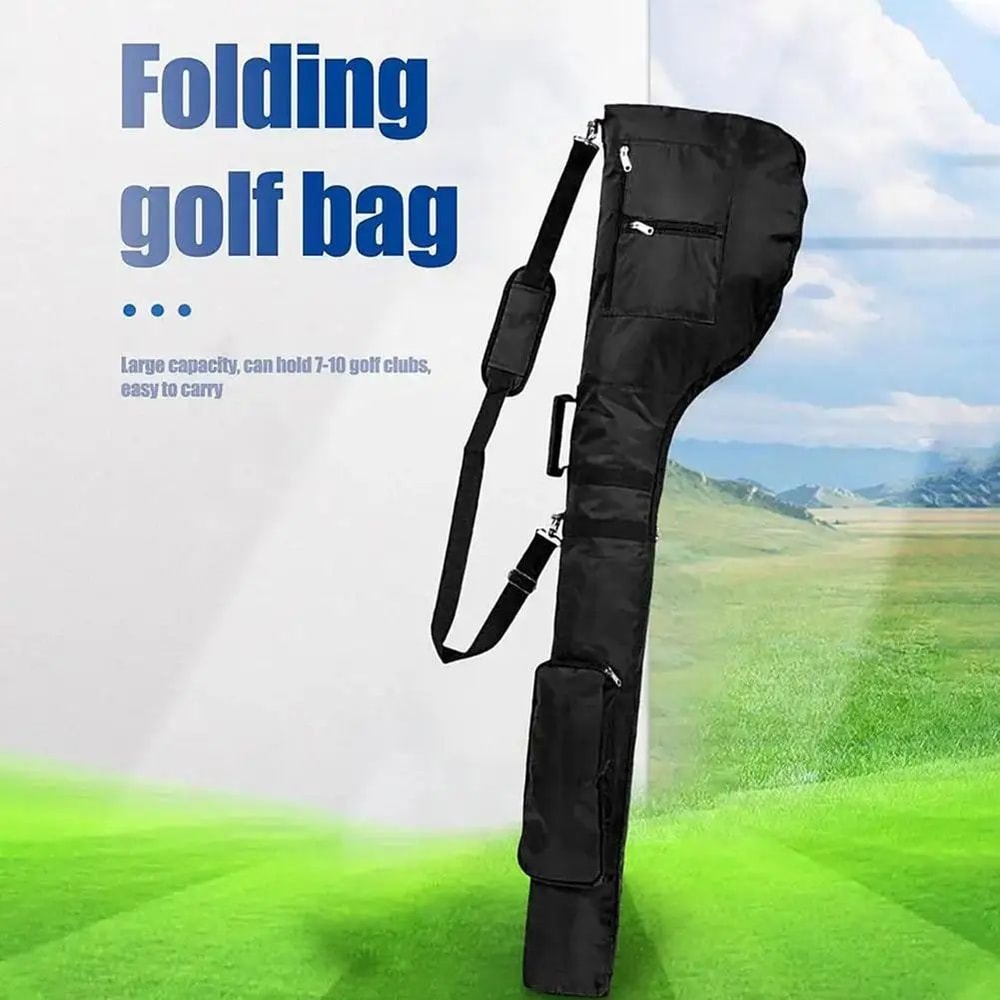 Portable Golf Sunday Bag Foldable Mini Golf Club Carry Bag 15