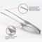 Stainless Steel Long Handle BBQ Cooking Tongs 4