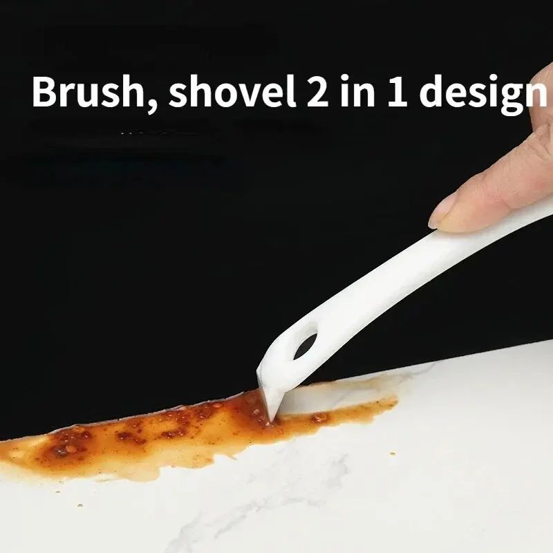 V Shape BBQ Grill Cleaning Brush With Scraper 3
