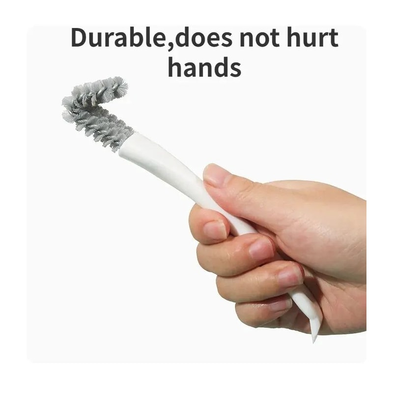 V Shape BBQ Grill Cleaning Brush With Scraper 7