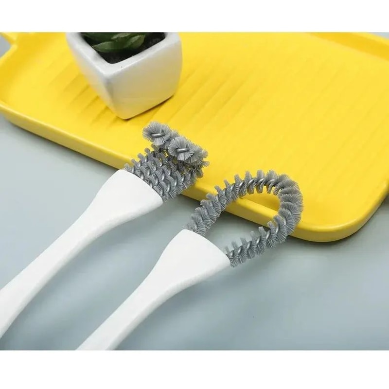 V Shape BBQ Grill Cleaning Brush With Scraper 10