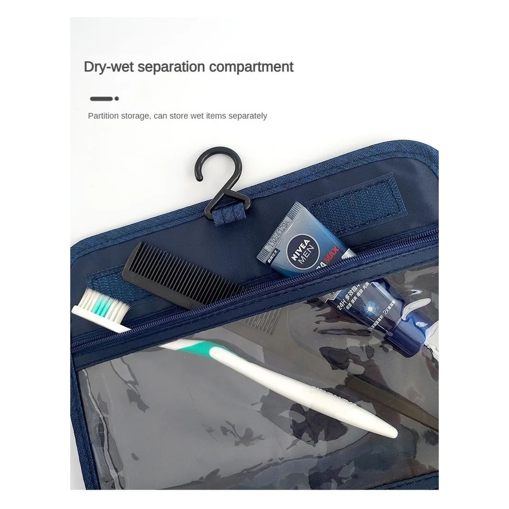 Foldable Hanging Toiletry Bag Travel Makeup Organizer 10