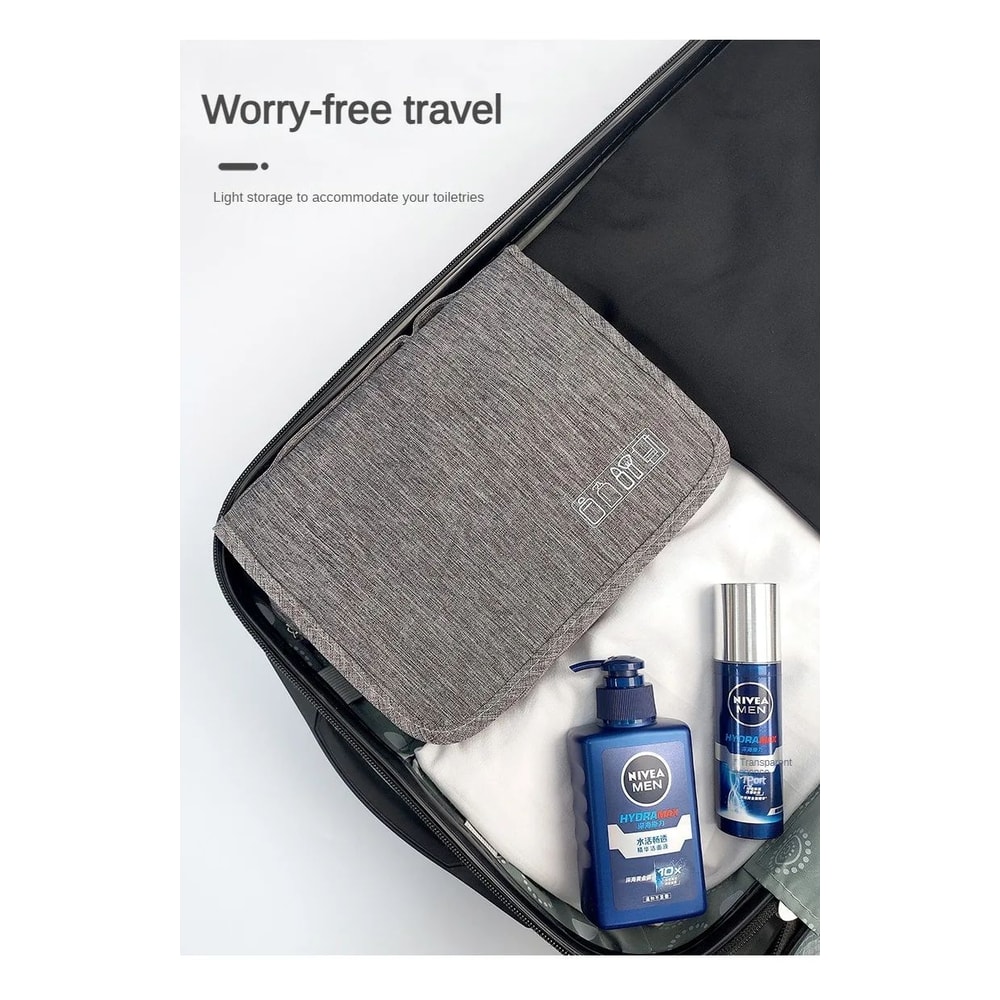 Foldable Hanging Toiletry Bag Travel Makeup Organizer 11