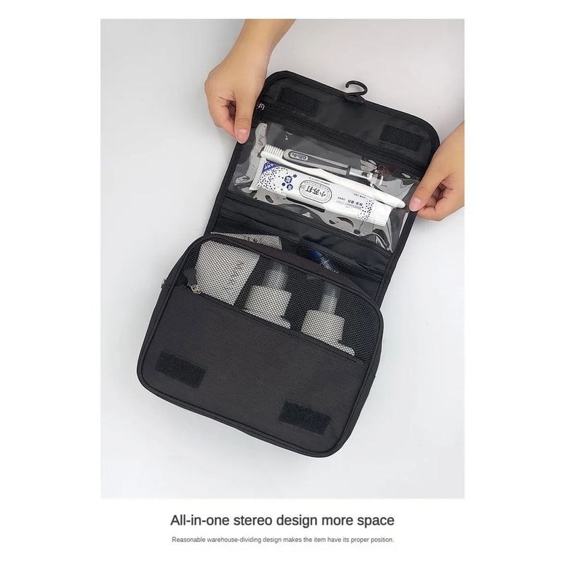 Foldable Hanging Toiletry Bag Travel Makeup Organizer 12