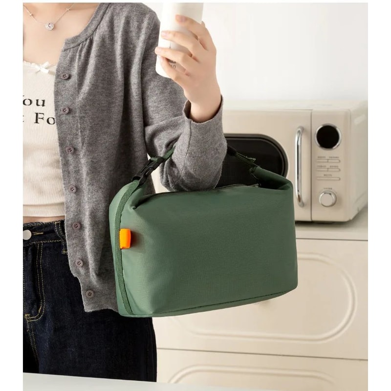 Portable Insulated Lunch Bag Aluminum Foil Bento Tote 7