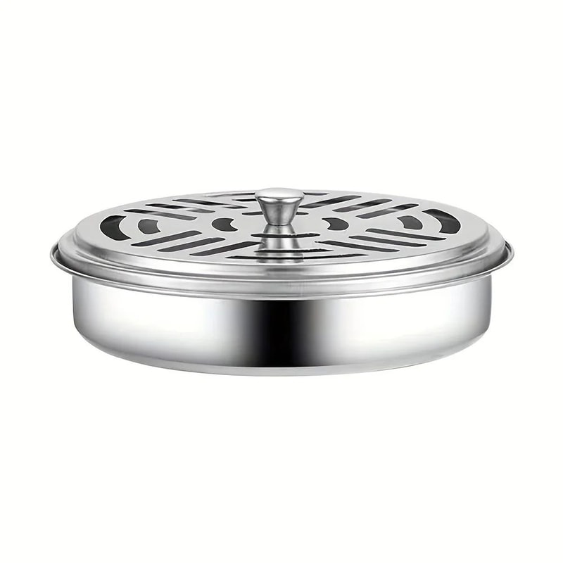 Mosquito Coil Holder With Lid Incense Tray Box 2