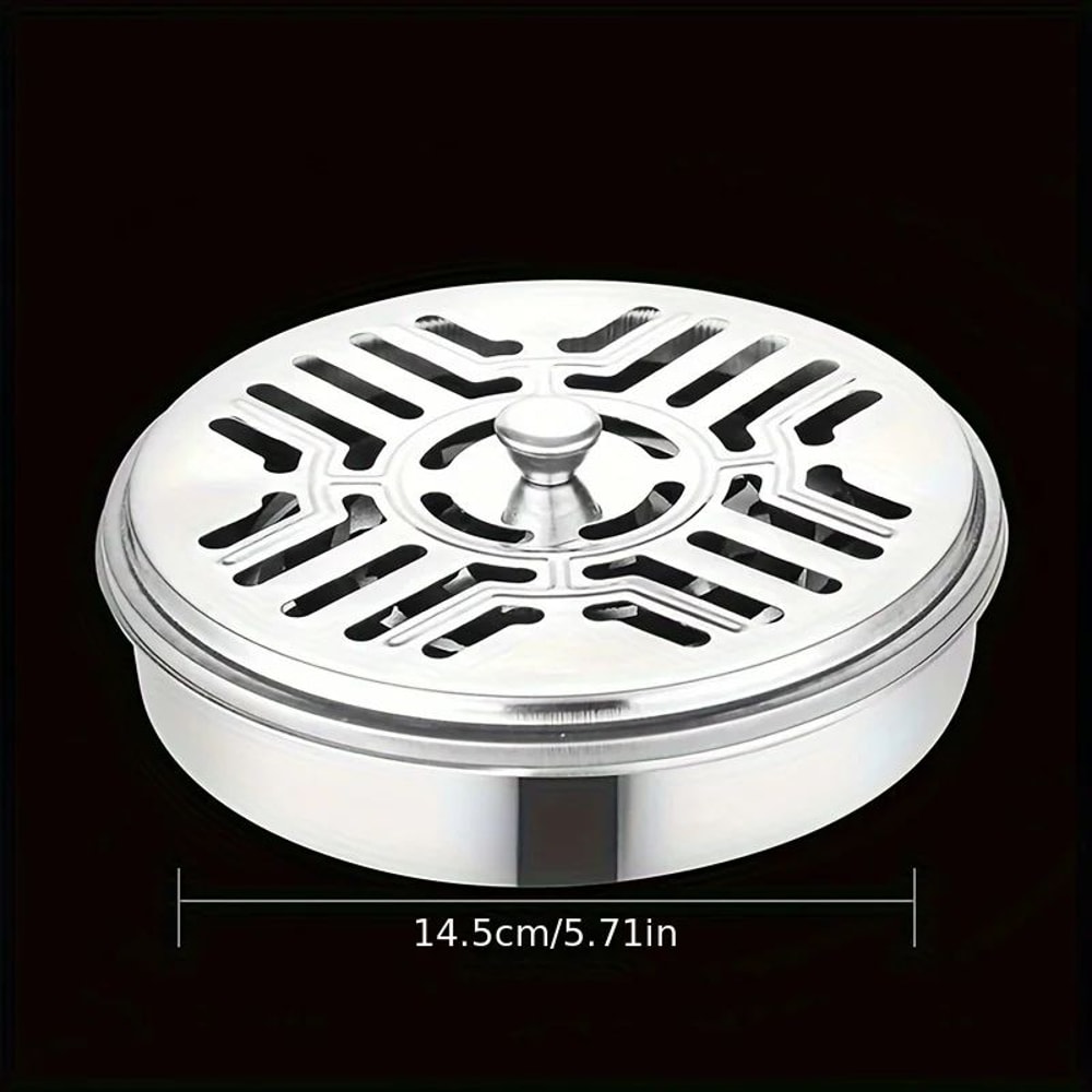Mosquito Coil Holder With Lid Incense Tray Box 3