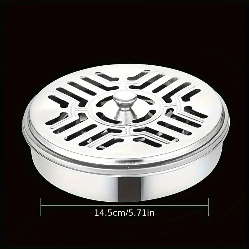 Mosquito Coil Holder With Lid Incense Tray Box 3