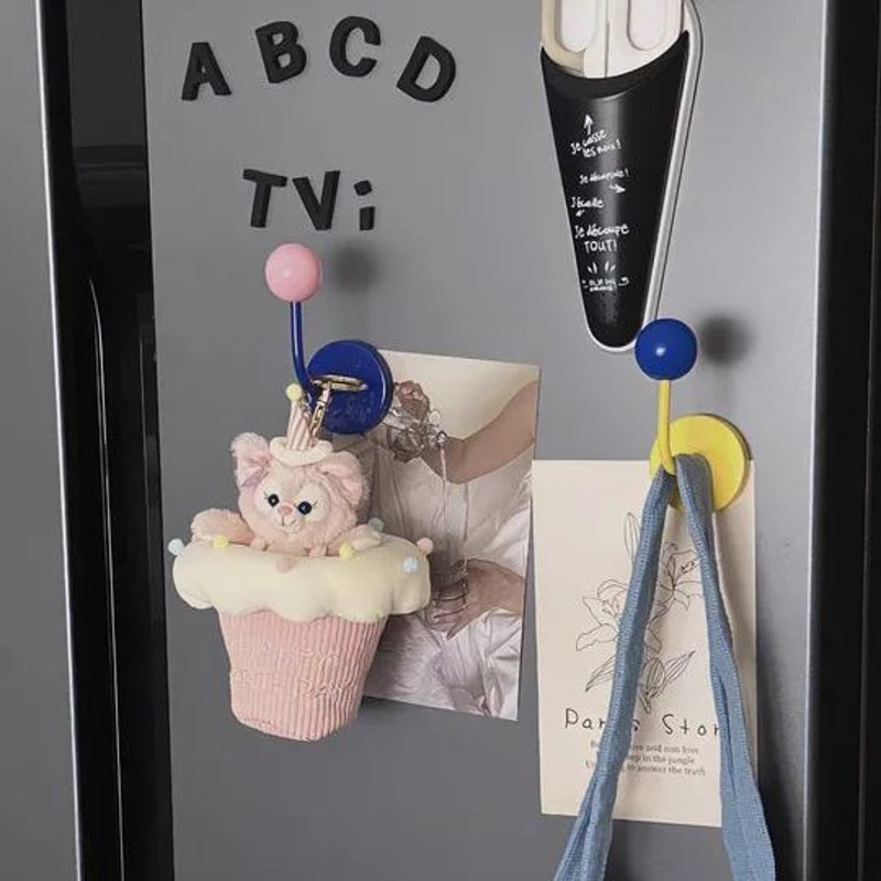 Strong Magnetic Hook Seamless Wall And Fridge Holder 14