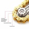 Metal Bike Chain Fidget Spinner Stress Relief Toy 6