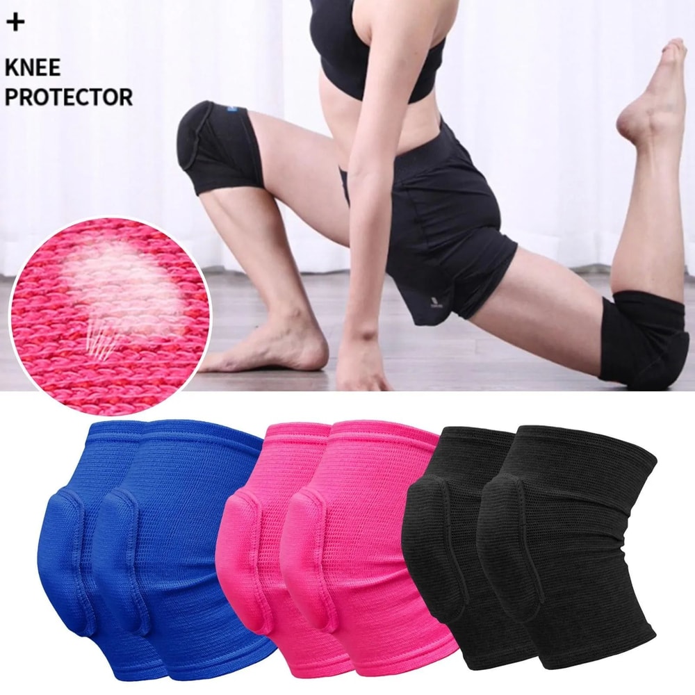 Sports Compression Knee Pads With Sponge Support 0