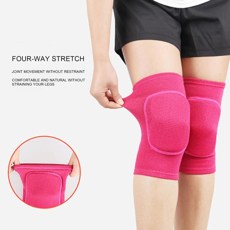 Sports Compression Knee Pads With Sponge Support 2