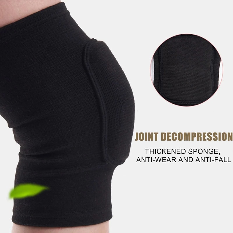 Sports Compression Knee Pads With Sponge Support 12