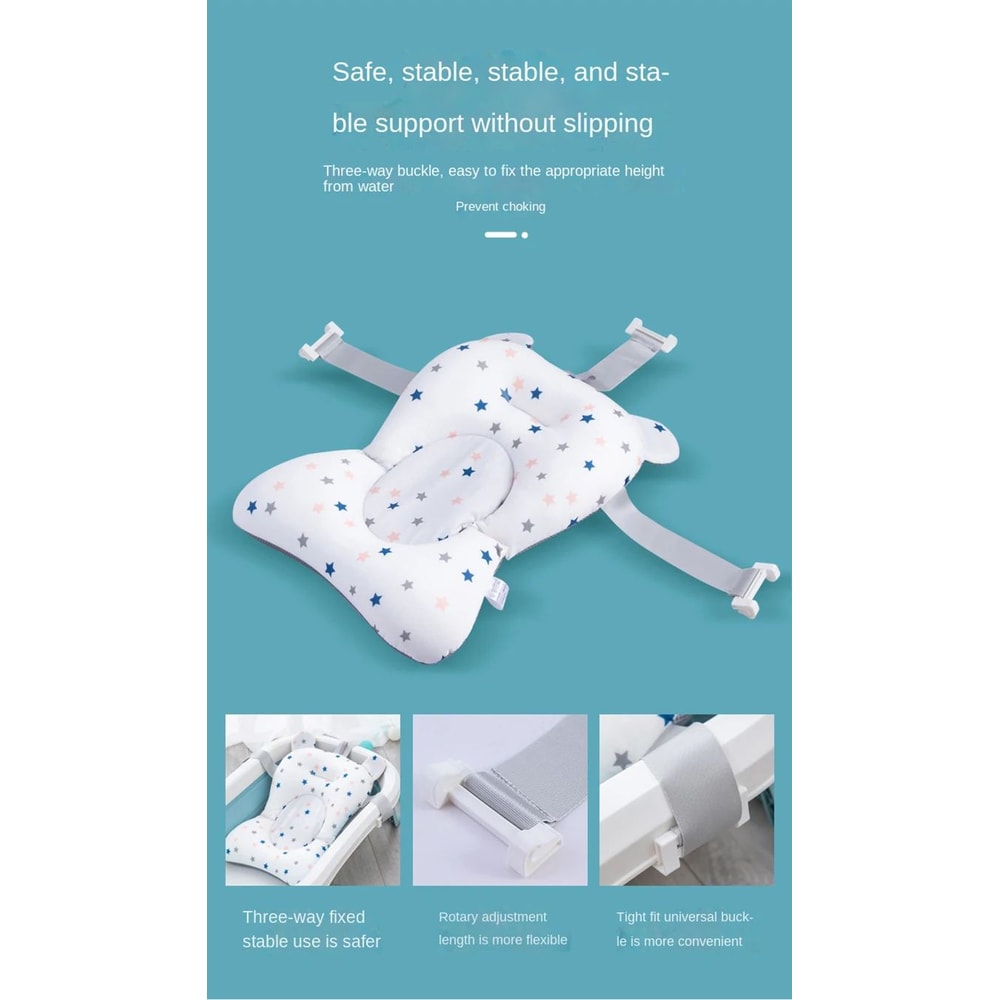 Adjustable Baby Bath Support Cushion Floating Seat Pad 8