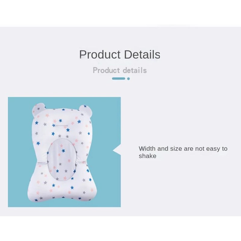 Adjustable Baby Bath Support Cushion Floating Seat Pad 9