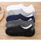 Mens Cotton Invisible Boat Socks With Anti Slip Heel 5 Pairs 14