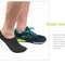 Mens Cotton Invisible Boat Socks With Anti Slip Heel 5 Pairs 10