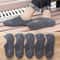 Mens Cotton Invisible Boat Socks With Anti Slip Heel 5 Pairs 17